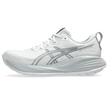 Imagem de ASICS Tênis de corrida feminino Gel-Cumulus 27, Cinza geleira/cinza médio, 41