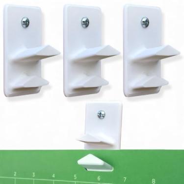 Imagem de Delta Loom Cabides de corte com ganchos duplos, pacote com 3, suportes de armazenamento, organizador de armazenamento de parede compatível com Cricut Explore One/Air/Air 2/Maker tapetes de corte