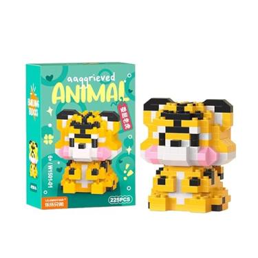 Imagem de Estatueta DIY para festa do zoológico da primavera (tigre) – Decoração peculiar de férias para mesa, prateleira ou exibição de Páscoa