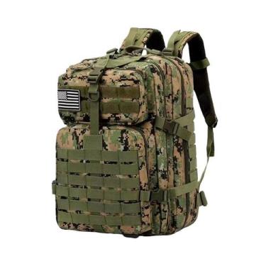 Imagem de Mochila Tática Camping Militar 50 Litros Resistente A Água W03 Bosco.L