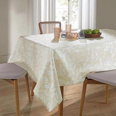 Imagem de Toalha de Mesa Dohler Athenas Estampa Graça Cor Creme Floral Clean Lim