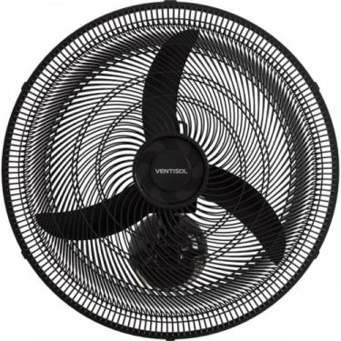 Imagem de Ventilador Parede Ventisol 50Cm Preto Grade Plastico 127V 130W 14063, 