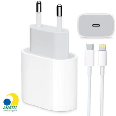 Imagem de Carregador Turbo 20W com Cabo Tipo C x Lightning para Iphone11 ao 14 P