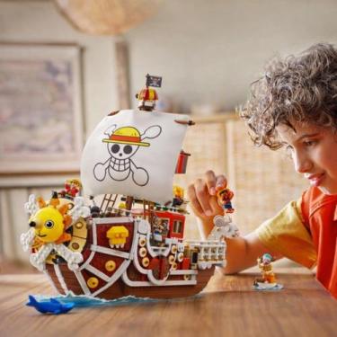 Imagem de Navio Piratas Thousand Sunny Blocos Montar Construção Criativa Present