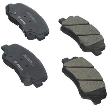 Imagem de BOSCH BC1593 QuietCast Conjunto de pastilhas de freio a disco de cerâmica premium - Compatível com Hyundai Accent; Kia Rio; FRENTE