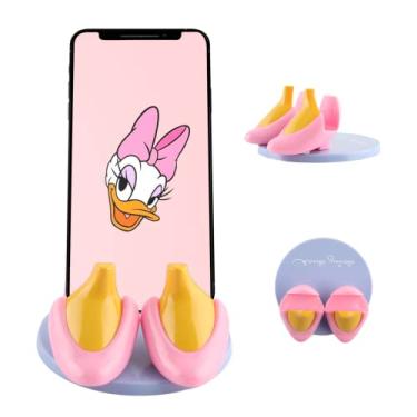 Imagem de Disney Suporte para celular Mickey Mouse and Friends Feet com adesivo de decalque bônus - Suporte de celular para casa/escritório - Suporte universal para telefone de mesa compatível com