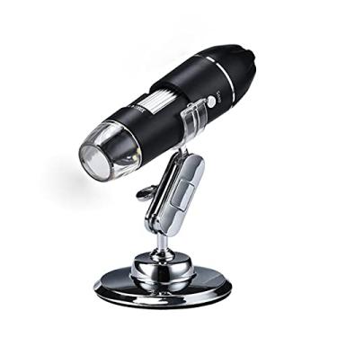 Imagem de Kit de acessórios para microscópio 1600X Microscópio eletrônico Microscópio digital 2MP 1080P Câmera Endoscópio 8 Ampliador Microscópio Slides