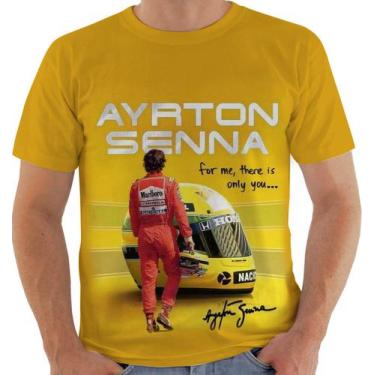 Imagem de Camiseta Camisa Lc 558 Ayrton Senna Do Brasil Formula 1 - Primus