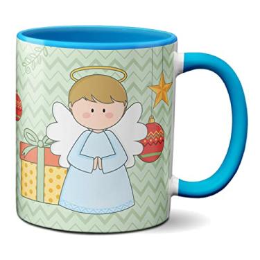 Imagem de Caneca Natal É Tempo De Renovar O Amor E A Esperança (Azul)