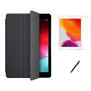 Imagem de Kit Capa Smart Case iPad 7a Geração 10.2 /Can/Pel - Preto