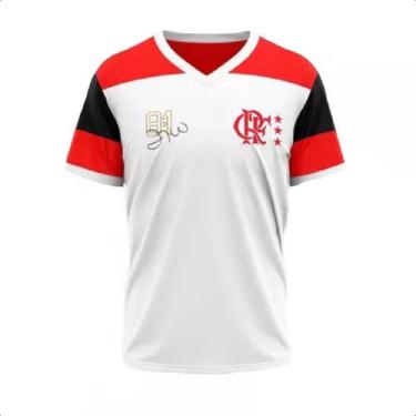 Imagem de Camiseta Flamengo Zico Retro Original Licenciada - Braziline