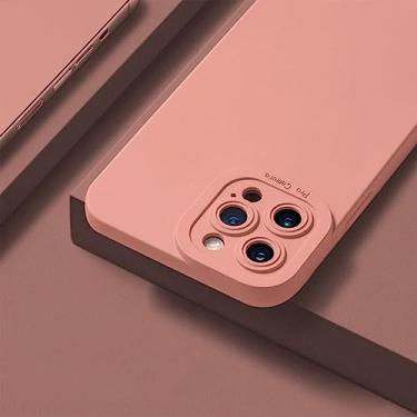 Imagem de Capa de telefone para Huawei P30 P40 Lite P50 Mate 30 40 Pro Honor 50 X8 10i 20 Nova 9 5t 3i P capa de silicone líquido inteligente, rosa, para P40 Lite