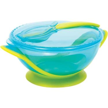 Imagem de Kit Refeição Com Ventosa Buba Com Colher Azul