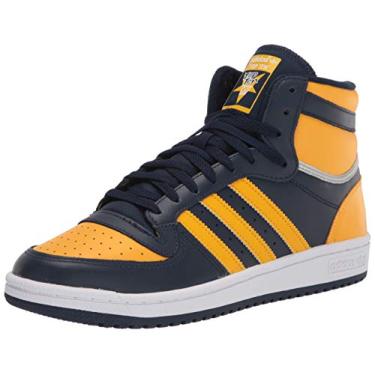 Imagem de adidas Originals Tênis masculino Top Ten Rb, Branco/Scarlet/Prata, 11