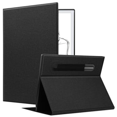 Imagem de KuRoKo Capa para tablet Notáveis 2, capa protetora traseira rígida fina e leve com suporte para caneta para notáveis 2 tablets de papel de 10,3 polegadas lançado em 2020, preta