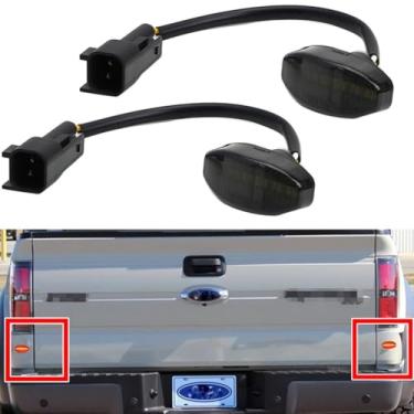 Imagem de Lâmpadas de LED laterais para Ford F150 SVT 2010-2014 Raptor Pick Up Luzes laterais traseiras F-150 Lentes defumadas LED Vermelho Giro Kit de luzes de seta