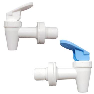 Imagem de Torneira Branca e Azul Para Bebedouro Compacto e GFN IBBL