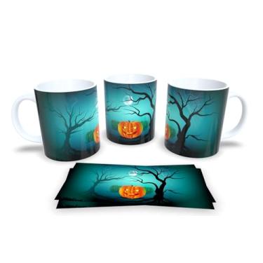 Imagem de Canecas de Porcelana Branca Personalizadas Halloween (Mod.14)