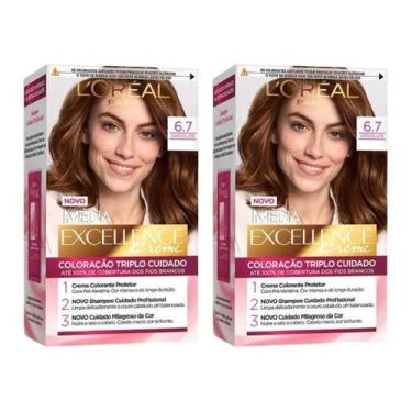 Imagem de Coloraçao Imedia 6.7 Chocolate Puro - Kit Com 2Un - Imédia