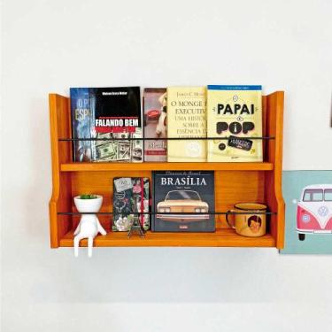 Imagem de Prateleira de Parede de Madeira Versatile Duo Carvalho - ArtFactory De