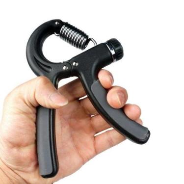 Imagem de Hand Grip Aparelho com Mola Ajustável e Regulagem - Smart, Preto