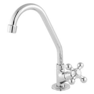 Imagem de Torneira de mesa cozinha bica movel mesa em abs cromado padrao deca c3
