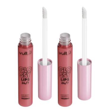 Imagem de Kit C2 Gloss Lips Rosado Ácido Hialurônico - Vult