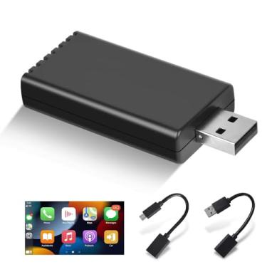 Imagem de EKAT Adaptador CarPlay sem fio para iPhone, Apple CarPlay Dongle Magic AI Box para atualização, 5,8 GHz WiFi/BT 5.2