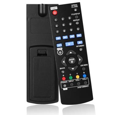 Imagem de AKB73896401 Controle remoto de substituição compatível com leitor de DVD LG BLU RAY DISC