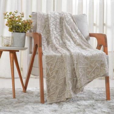 Imagem de Manta Tessi Queen Flannel Brushed 220x230, UN, Areia