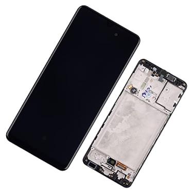 Imagem de Duotipa Tela sensível ao toque com digitalizador LCD compatível com Samsung Galaxy A31 SM-A315F 6,4 polegadas (com moldura) Tela LCD de substituição com ferramentas