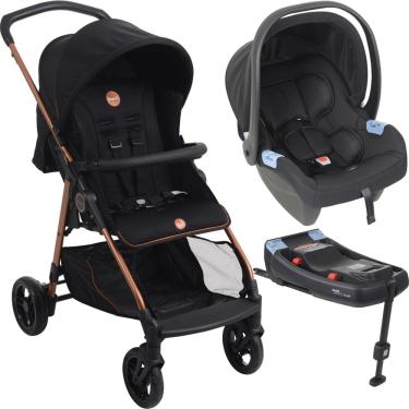 Imagem de Carrinho Lui Cobre Burigotto com Bebe Conforto e Base isofix