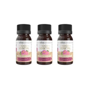 Imagem de Oleo Capilar vegetal Vita Seiva Rosa Mosqueta 30ml-Kit C/3un
