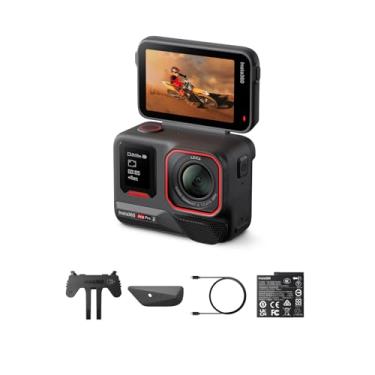 Imagem de Insta360 Câmera de ação à prova d'água Ace Pro 2-8K projetada com Leica, sensor de 1/3.3 cm, chip de IA duplo, luz baixa, áudio superior, tela flip e edição de IA para vlogs, motociclismo e mais