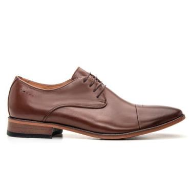 Imagem de Sapato Oxford Masculino Couro Naturali Social Bigioni com Cadarço 2708