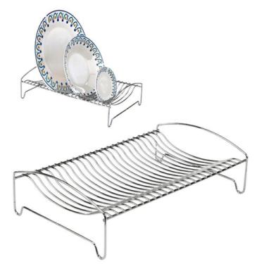 Imagem de Organizador de Pratos Armário e Pia Secador Escorredor de Louças Cozin