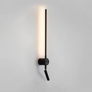 Imagem de SCENCE DE PARENDE LINHA LIMELA LIMPELA LED CLÁSSICO DE DECORA INTERIOR BLA Lâmpada de montagem de parede Lâmpada, arruela de parede de 16w + iluminação de leitura de cabeceira de 3w com desl