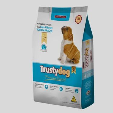Imagem de Ração Para Cães Filhotes De Todas As Raças Trustydog Nutrição Completa
