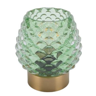 Imagem de Lâmpada de Mesa de Mesa de Mesa Pinecone Formulário LED Sem Fio Bateria Operada por Vidro Lâmpada de Mesa de Cabeceira Com Timer de 6 Horas para o Quarto da Cozinha do Banheiro