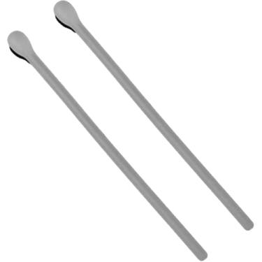 Imagem de Pontas de têmpora de óculos, BEHLINE Meias de silicone macio para óculos de sol de substituição para armação de óculos fina/sem aro (branco, 1 par)