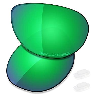 Imagem de SAUCER Lentes de reposição premium e protetores de nariz compatíveis com óculos de sol Costa Del Mar KC High Defense - Verde Jade polarizado