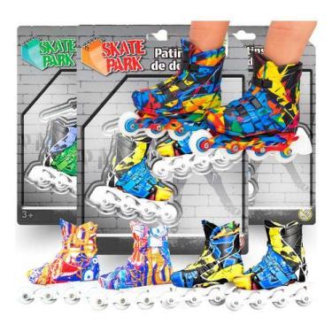 Imagem de Brinquedo Skate Park Patins De Dedo Divertido Dmtoys Radical - DM TOYS