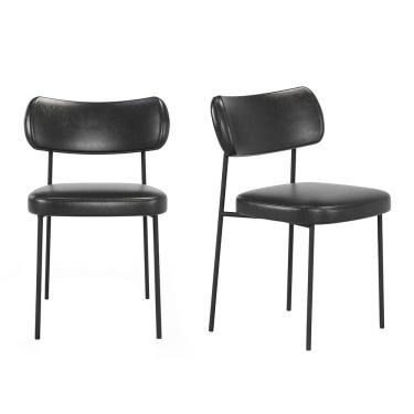 Imagem de Kit 2 Cadeiras Mona Para Sala Jantar Gourmet em Aço-EdeCasaMoveis