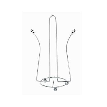 Imagem de Porta Papel Toalha de Mesa Utimil Cromado Aço Brilhante Prático e Funcional