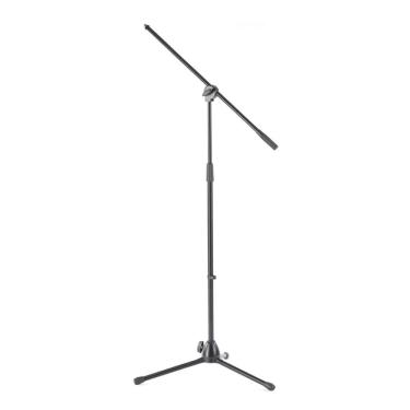 Imagem de Pedestal Microfone Aço Telescópico Preto Aweda AMS-3115B
