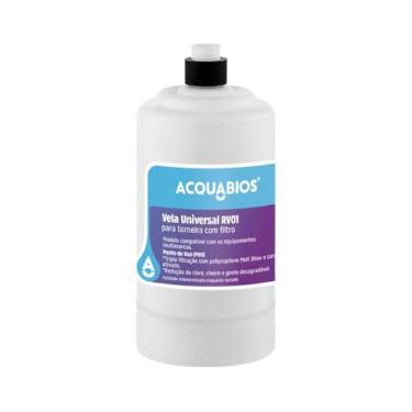 Imagem de Refil Filtro De Água Vela Universal Rv01 Acquabios 1005-0018 (Compatível Acqua Bella E Vitale Lorenzetti), Acquabios, Refil Filtro Purificador De Água, Branco, Tripla Filtração E Carvão Ativado