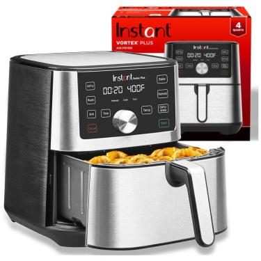 Imagem de Vortex Plus Fritadeira Elétrica Air Fryer 6 em 1 Capacidade 3.7 L 1500W, INSTANT POT 140 3079 01, Prateado