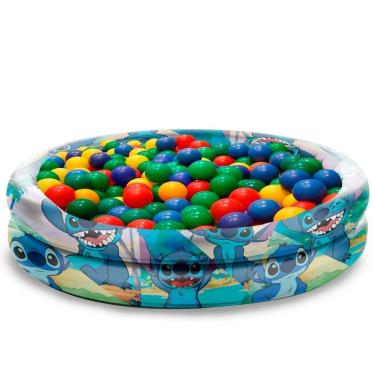 Imagem de Piscina Infantil Stitch Inflável 70 Litros Acima 3 Anos + 50