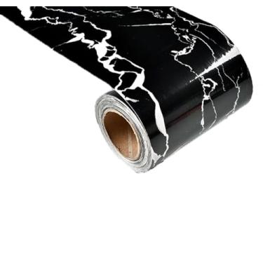 Imagem de Adesivo de parede prático à prova d'água com borda de papel de parede de 10 m para sala de estar, bordas de papel de parede de mármore, decalques descasque e cole