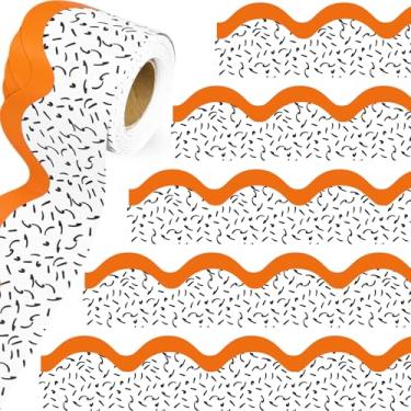 Imagem de Fuutreo Decoração de borda de boletim de dia das bruxas de 10 metros Fiesta Bulletin Border Office com acabamento recortado para decoração de festa de casamento nacional